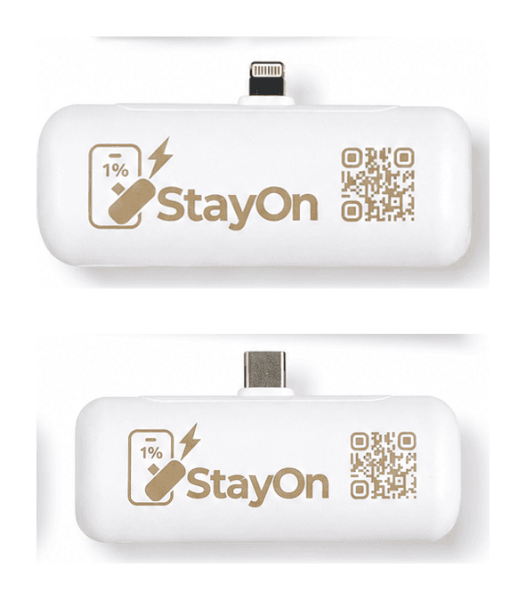 StayOn — זמין ב-USB-C וב-Lightning